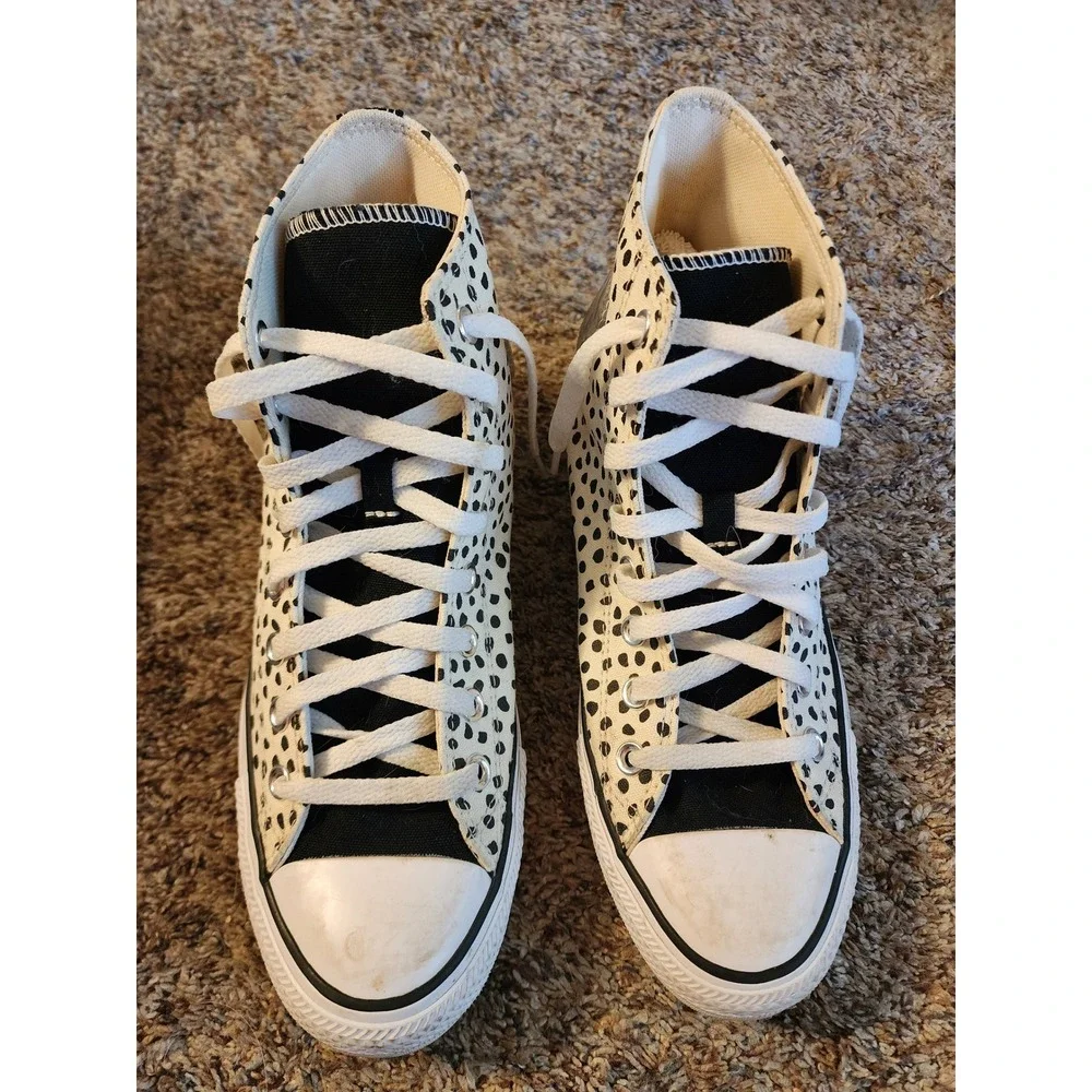 Converse Chuck Taylor All Star Dalmatian Spot Hi-Top Sneakers Women's 10
